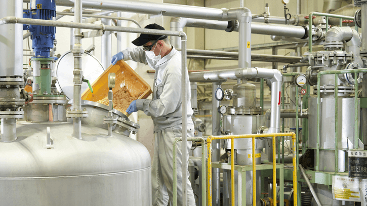 画像:エキス製造イメージ