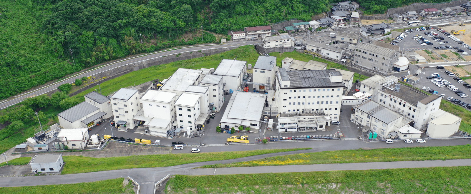 画像：会社空撮写真